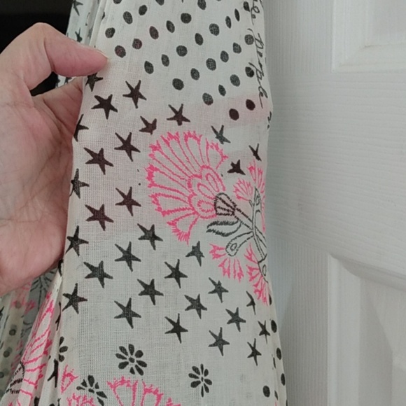 Huge Free People Cloth Linen Purse Tote Shoulder Bag Wide Strap - Picture 6 of 6